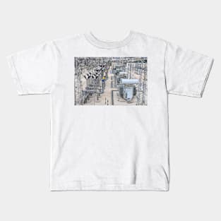 Electricity transformation substation (C022/3086) Kids T-Shirt